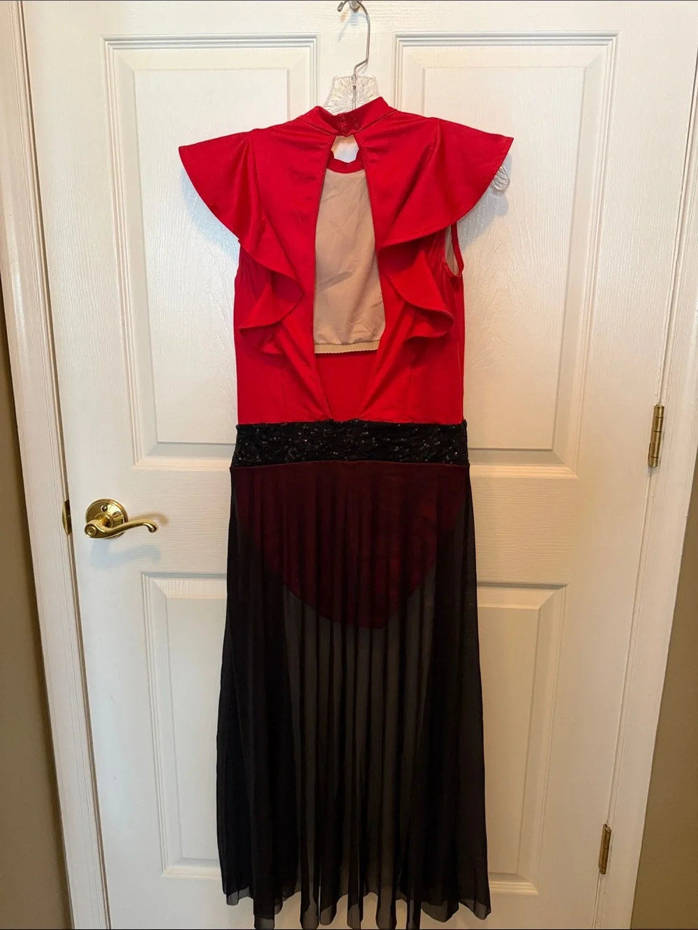 Weissman Red and Black Girls' Dance Costume